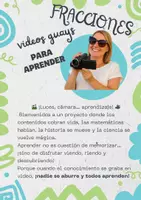 Vista previa - Unidades / Secuencias / Situaciones de Aprendizaje - VIDEOS GUAYS, FRACCIONES - Portada