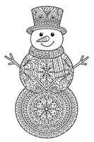 Vorschau - Arbeitsblätter - Mandala Winter/Weihnachten - Deckblatt
