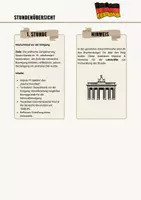 Vorschau - Stundenentwürfe - Die Deutsche Nationalbewegung & Revolution - Seite 1