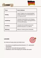 Vorschau - Stundenentwürfe - Die Deutsche Nationalbewegung & Revolution - Seite 2