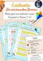 Vorschau - Arbeitsblätter - Lesetheater: Der verschwundene Drachen (Dialoglesen) - Deckblatt