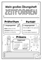 Vorschau - Arbeitsblätter - Zeitformen Übungsheft (Präsens, Präteritum, Perfekt) - Seite 2