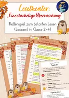 Vorschau - Arbeitsblätter - Bundle: 5 Herbstliche Lesetheater (Dialoglesen, Vorlesetheater Lesezeit) - Seite 1