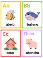 Vista previa - Tarjetas / Manipulativos - Flashcards Abecedario Para Imprimir - página 1