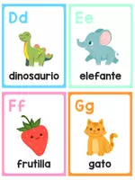 Vista previa - Tarjetas / Manipulativos - Flashcards Abecedario Para Imprimir - página 2