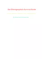 Vorschau - Merkblätter - Elterngespräche müssen nicht stressig sein! - Seite 1