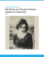 Vorschau - Unterrichtsreihen - Effi Briest von Theodor Fontane - Deutsch Unterrichtsmaterial - Deckblatt