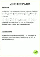 Voorbeeld - JufNika_Matrix pietenmutsen - Pagina 2