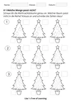 Vorschau - Arbeitsblätter - Zählen & Verbinden Weihnachten ZR 10 (Vorschule / 1. Klasse) - Seite 3
