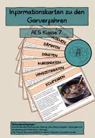 Vorschau - Anderer Materialtyp - Informationskarten Garverfahren - Deckblatt