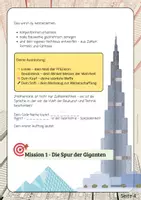 Vorschau - Stationenlernen - Körperberechnung - Die höchsten Gebäude der Welt Klasse 5 6 7 - Seite 3