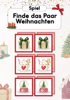 Vorschau - Spiele - Finde das Paar Weihnachten | Advent | Spiel - Deckblatt