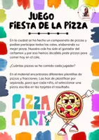 Vista previa - Unidades / Secuencias / Situaciones de Aprendizaje - JUEGOS MATES: FIESTA DE LA PIZZA - página 3