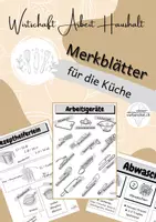 Vorschau - Arbeitsblätter - WAH: Materialpaket Kochpraxis - Seite 1