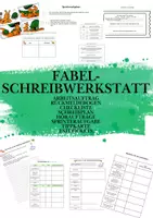 Vorschau - Arbeitsblätter - Deutsch-Fabelschreibwerkstatt - Wir schreiben eine Fabel! - Deckblatt