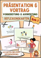 Vorschau - Bildkarten - Reflexionskarten Vortrag & Präsentation – 64 Karten zur Vorbereitung & Rückschau - Deckblatt