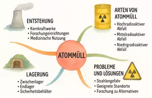 Vorschau - Arbeitsblätter - Arbeitsblatt zum Thema "Atommüll" + MP3 + Mindmap - Seite 1