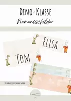 Vorschau - Anderer Materialtyp - Namensschilder für die Dino-Klasse - Deckblatt
