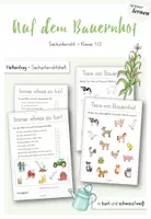 Vorschau - Arbeitsblätter - Am Bauernhof - Sachunterricht GS 1 - Deckblatt
