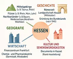 Vorschau - Arbeitsblätter - Arbeitsblatt "Hessen" + Onlineübung & MP3 + Mindmap + Infografik - Seite 2