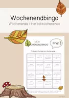 Vorschau - Spiele - Bingo (Herbst-) Wochenenderzählung - Deckblatt