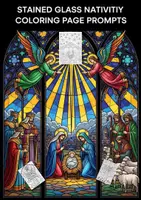 Aperçu - Autre type de ressources - Coloriages de la Nativité chrétienne | Activité « Vitrail » - Page de couverture