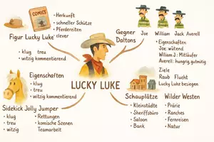 Vorschau - Arbeitsblätter - Arbeitsblätter "Lucky Luke" + Lösung & MP3 + Mindmap - Seite 3