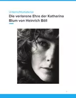 Vorschau - Unterrichtsreihen - Die verlorene Ehre der Katharina Blum | Heinrich Böll – Unterrichtsmaterial Sek II - Deckblatt
