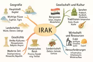 Vorschau - Arbeitsblätter - Lernposter + Arbeitsblätter "Irak" + Lösung & MP3 + Mindmap - Seite 3