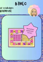 Vorschau - Spiele - Bingo de vocabulario - Carnaval - Deckblatt