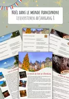 Vorschau - Arbeitsblätter - Noël dans le monde francophone - Leseverstehen - Deckblatt