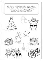 Vorschau - Arbeitsblätter - Navidad- Vokabel und Leseübung für den Anfangsunterricht - Seite 1