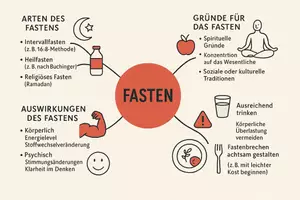 Vorschau - Arbeitsblätter - Arbeitsblatt zum Thema "Fasten" + Onlineübung & MP3 + Mindmap + Infografik - Seite 2