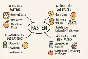 Vorschau - Arbeitsblätter - Arbeitsblatt zum Thema "Fasten" + Onlineübung & MP3 + Mindmap + Infografik - Seite 3