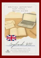 Vorschau - Arbeitsblätter - Improve your writing skills: How to write important Text Types – Quick Guide (Kurzübersicht zu allen wichtigen Schreibformen, Klasse 9/10) - Deckblatt