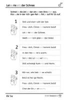 Vorschau - Arbeitsblätter - Leise rieselt der Schnee - Liederarbeitung: Zeilen ordnen (dreifach differenziert) - Seite 2