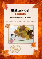 Vorschau - Stundenentwürfe - Blätter-Igel - Deckblatt