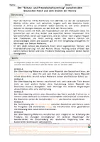 Vorschau - Arbeitsblätter - Der "Schutz- und Freundschaftsvertrag" zwischen dem Deutschen Reich und dem Stamm der Herero (1884) - Deckblatt