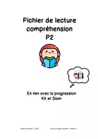 Aperçu - Apprentissages en autonomie - Lecture compréhension mot image - prog Kit et Siam - P2 - Page 1
