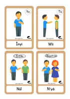 Vista previa - Refuerzo / NEE / Materiales de apoyo - PRONOMBRES PERSONALES en Mandjako - Portada