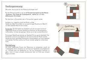 Vorschau - Spiele - Konzentrationsspiel: Quadrabra, Braingym-Übung, Förderung Konzentration und Aufmerksamkeit, Kl. 1-3 - Seite 1
