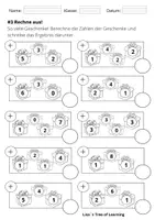 Vorschau - Arbeitsblätter - Mathematik – Addition im Zahlenraum bis 10 (Weihnachten | 1. Klasse) - Seite 3