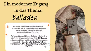 Vorschau - Arbeitsblätter - Balladen-Zeitreise - Seite 1