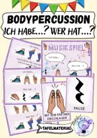 Vorschau - Spiele - Materialpaket Bodypercussion Ich habe ... Wer hat? Musikspiel (wachsend) Body Percussion - Seite 1