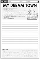 Vorschau - Arbeitsblätter - My dream town - Writing (3-fach differenziert) - Seite 2
