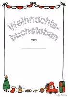Vorschau - Arbeitsblätter - Buchstabengeschichten: Weihnachten - Seite 1