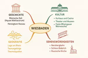 Vorschau - Arbeitsblätter - Arbeitsblatt "Wiesbaden" + Onlineübung & MP3 + Mindmap + Infografik - Seite 3