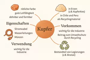 Vorschau - Arbeitsblätter - Arbeitsblatt "Kupfer" + Onlineübung & MP3 + Mindmap + Infografik - Seite 3