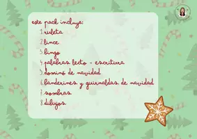Vista previa - Unidades / Secuencias / Situaciones de Aprendizaje - PACK ACTIVIDADES EDUCATIVAS DE NAVIDAD - página 1