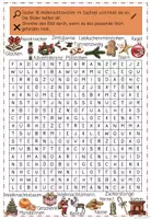 Vorschau - Arbeitsblätter - Suchsel Weihnachten | 18 Weihnachtswörter | Rätselspaß im Advent | 3-fach differenziert - Seite 3